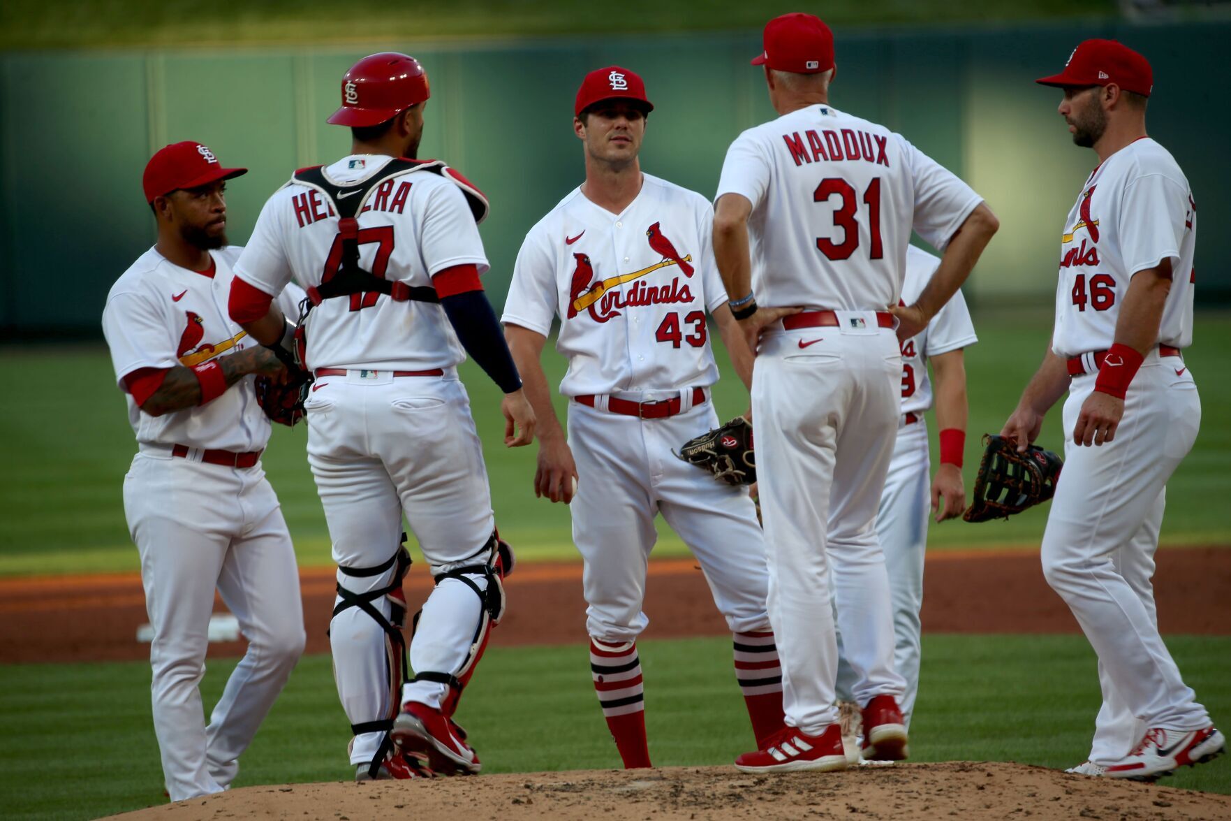 Game 2 of St. Louis Cardinals and Miami Marlins series